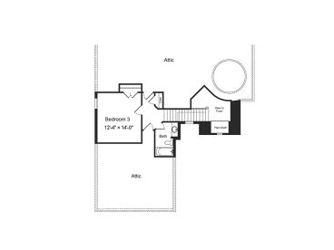 2nd Floor Plan, 061H-0068