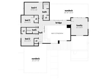 2nd Floor Plan, 052H-0142