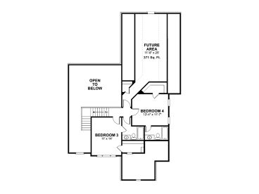 2nd Floor Plan, 007H-0070
