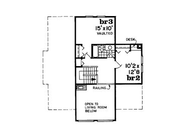 2nd Floor Plan, 032H-0029