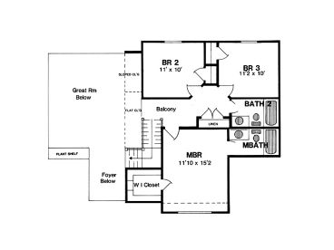 2nd Floor Plan, 014H-0047