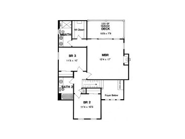 2nd Floor Plan, 014H-0038