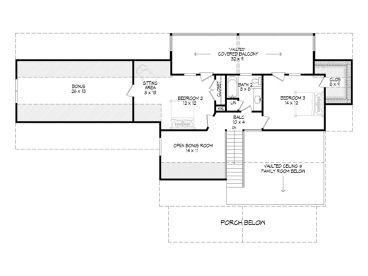 2nd Floor Plan, 062H-0273