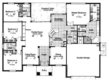 Floor Plan, 043H-0110