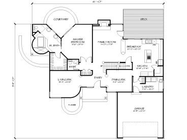 1st Floor Plan, 022H-0049