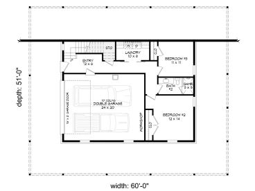 1st Floor Plan, 062H-0508