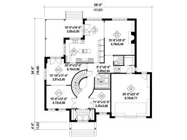 1st Floor Plan, 072H-0143