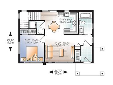 1st Floor Plan, 027H-0404