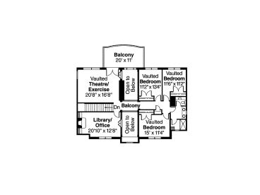 2nd Floor Plan, 051H-0118