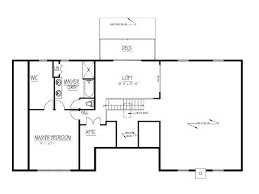 2nd Floor Plan, 068H-0033