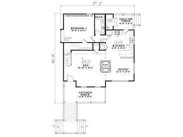 1st Floor Plan, 025H-0179