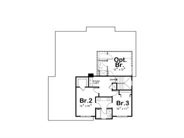 2nd Floor Plan, 031H-0449