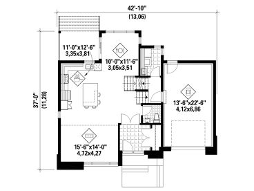 1st Floor Plan, 072H-0137