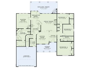 1st Floor Plan, 025H-0256