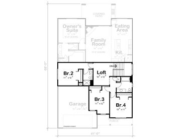 2nd Floor Plan, 031H-0510