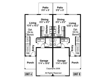 1st Floor Plan, 051M-0016