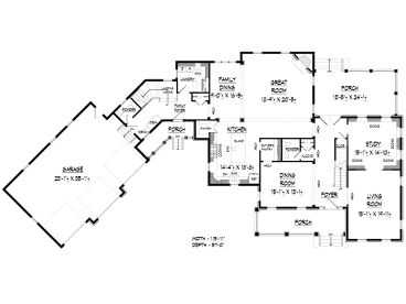 1st Floor Plan, 019H-0202