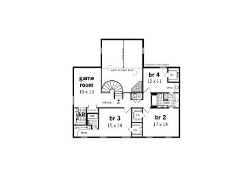 2nd Floor Plan, 021H-0181