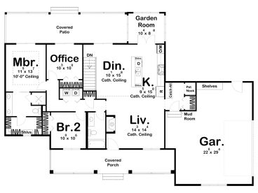 Floor Plan, 050H-0422