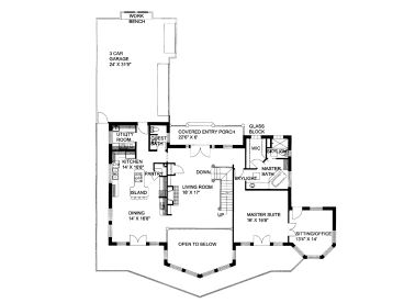 1st Floor Plan, 012H-0082