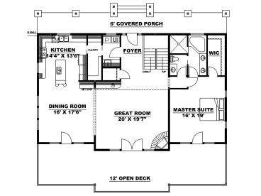 1st Floor Plan, 012H-0302