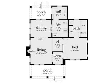 Floor Plan, 052H-0059