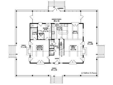 1st Floor Plan, 006H-0068