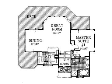 2nd Floor Plan, 041H-0028