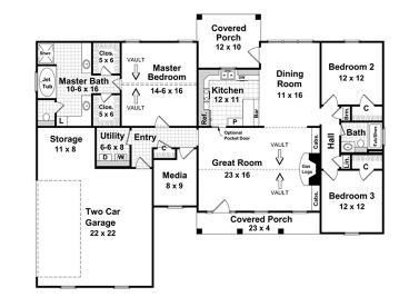 Floor Plan, 001H-0064