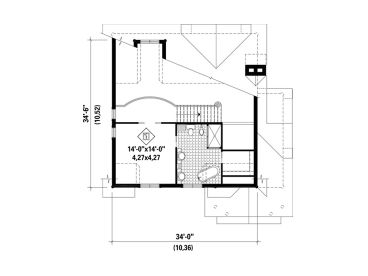 2nd Floor Plan, 072H-0182