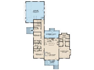 1st Floor Plan, 075H-0020