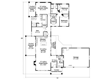 Floor Plan, 051H-0361