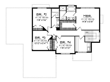 2nd Floor Plan, 020H-0263