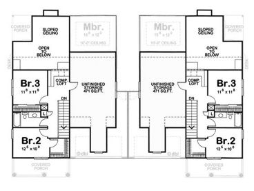2nd Floor Plan, 031M-0042