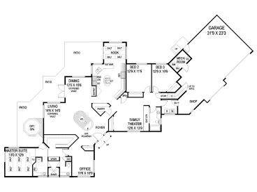 Floor Plan, 013H-0061