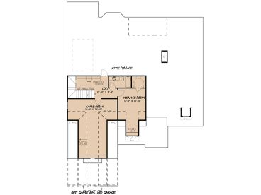 2nd Floor Plan, 074H-0054
