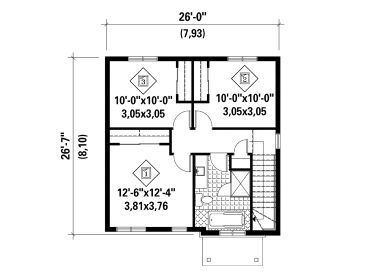 2nd Floor Plan, 072H-0149
