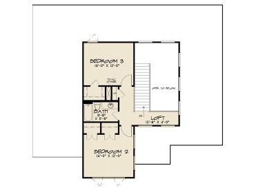 2nd Floor Plan, 075H-0026