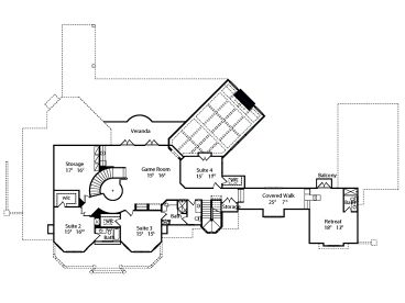 2nd Floor Plan, 043H-0237