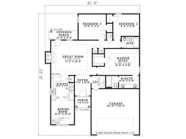Floor Plan, 025H-0033