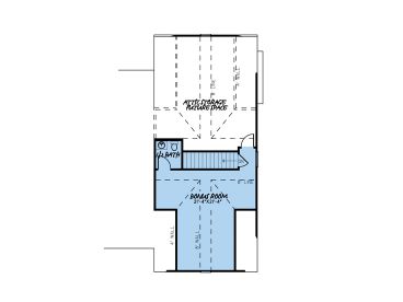 2nd Floor Plan, 074H-0148