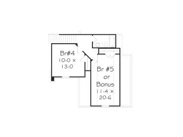 2nd Floor Plan, 061H-0172