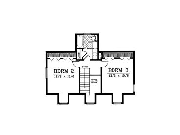 2nd Floor Plan, 026H-0086