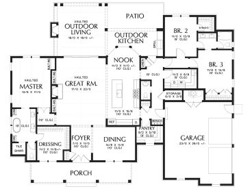 Floor Plan, 034H-0461