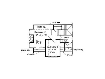 2nd Floor Plan, 054H-0070