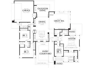 Floor Plan, 034H-0287