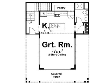 1st Floor Plan, 050H-0152