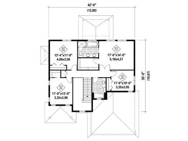 2nd Floor Plan, 072H-0146