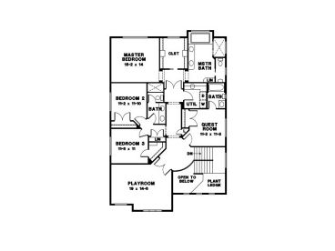 2nd Floor Plan, 024H-0003