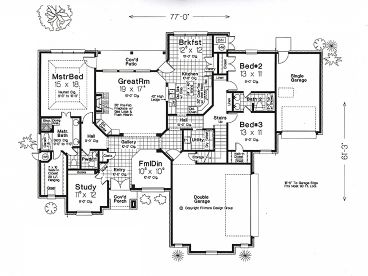1st Floor Plan, 002H-0056